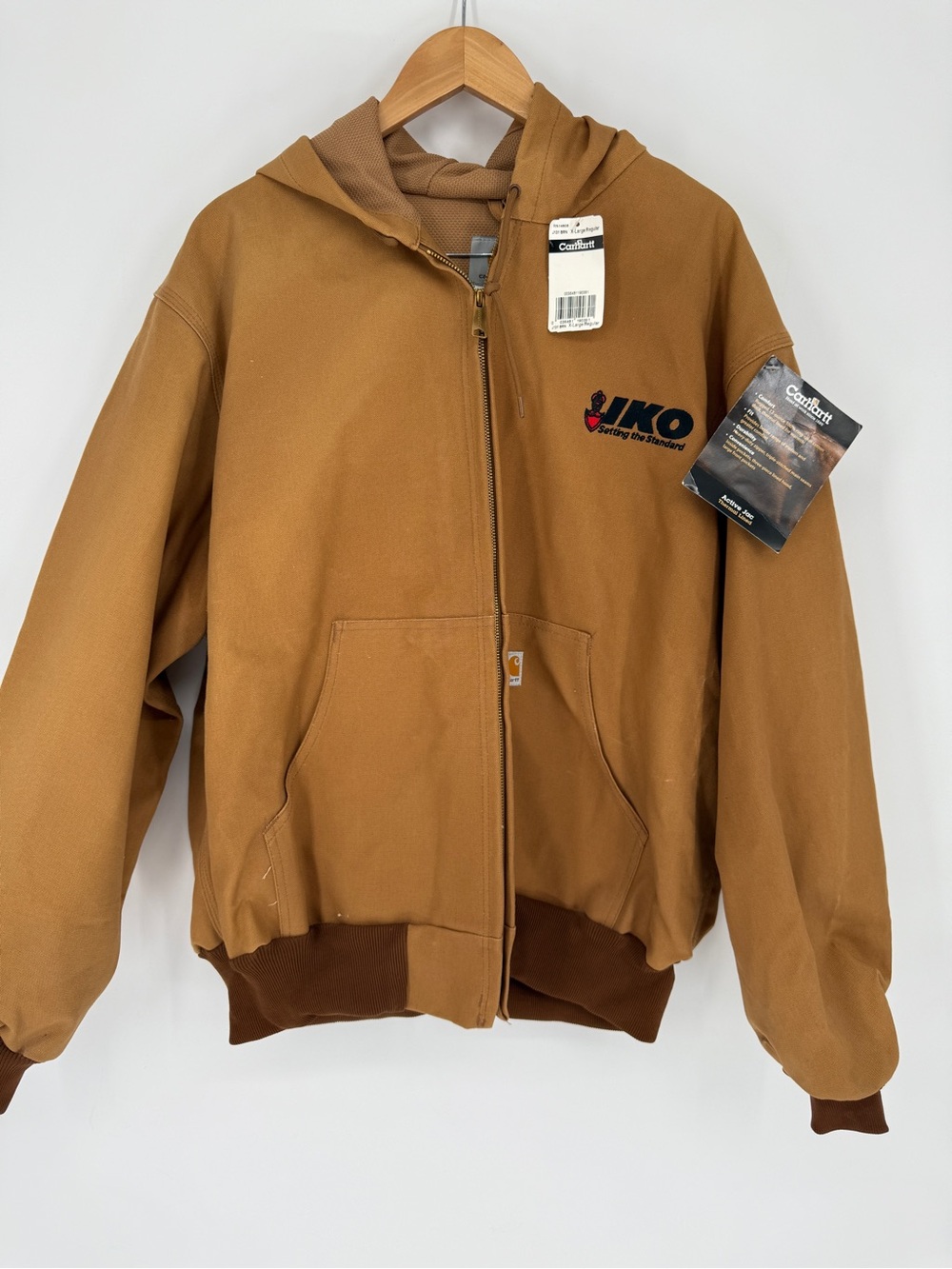 Carhartt J181 Brown Duck Jacket Size XL